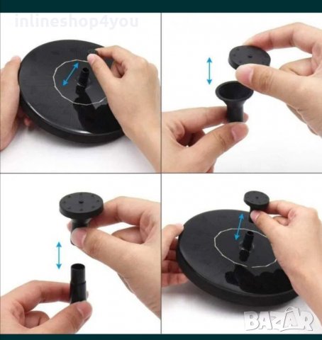 Соларен фонтан за градина, снимка 2 - Градински мебели, декорация  - 33375141