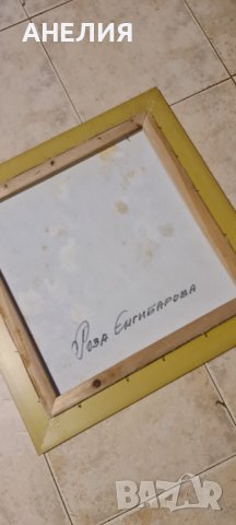 Бели ириси живопис, снимка 2 - Картини - 37024971