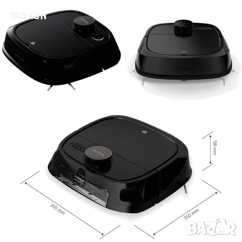 Tecbot M1 – Прахосмукачка робот и подомиячка със самопочистващ моп (черен)*Безплатна доставка*, снимка 11 - Прахосмукачки - 50753859