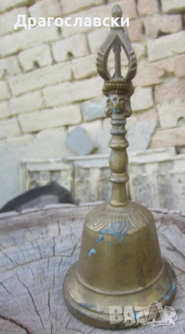 стара настолна камбана сова, Ваджра, лот, кринолин месинг бронз лот, снимка 9 - Антикварни и старинни предмети - 28884606
