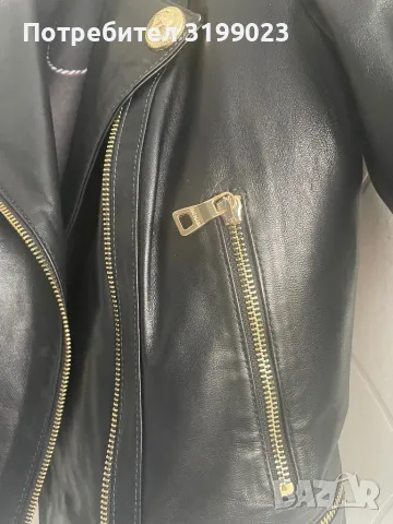 Кожено яке BALMAIN, снимка 3 - Якета - 48942997