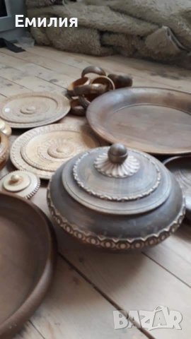 ръчно правени дървени купи и чинии, снимка 10 - Декорация за дома - 43439320