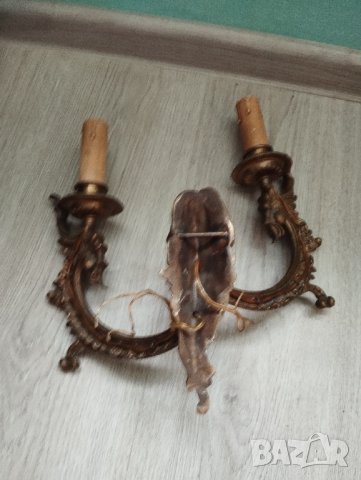 Два аплика рококо-комолект, снимка 2 - Лампи за стена - 43898020