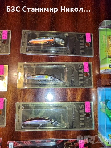 Воблери Smith Camion SR,Smith Still,Megabass,щурци,кутии,шпула и части за Shimano Vanquish C3000MHG., снимка 3 - Такъми - 53208716