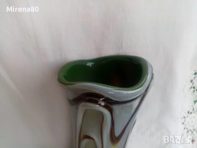 Винтидж ваза - 32 см, снимка 3 - Вази - 49963946