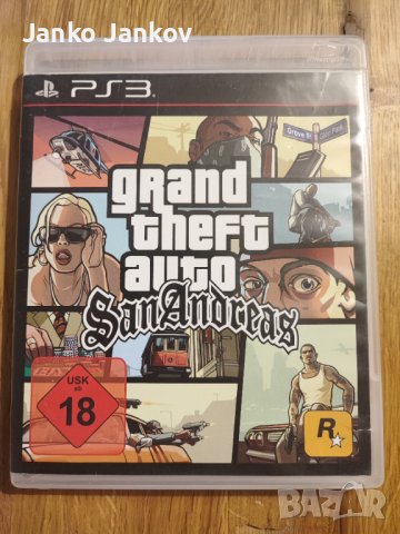 GTA San Andreas 55лв.Джитией Сан Андреас Рядка игра за PS3 Игра за PS3 Playstation 3
