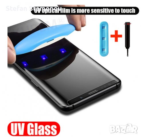 UV Tempered Glass For Samsung Galaxy S10е, снимка 1 - Фолия, протектори - 39561767