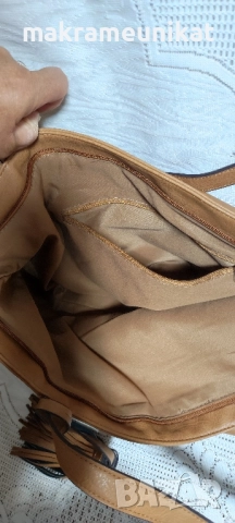 Голяма дамска чанта, кожена, нова, снимка 4 - Чанти - 47601490