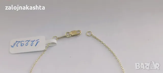 Нова-Златна гривна-1,59гр/14кр, снимка 7 - Гривни - 48893167