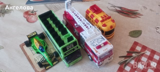 Пожарна, линейка, автобус, количка, снимка 2 - Коли, камиони, мотори, писти - 43950245