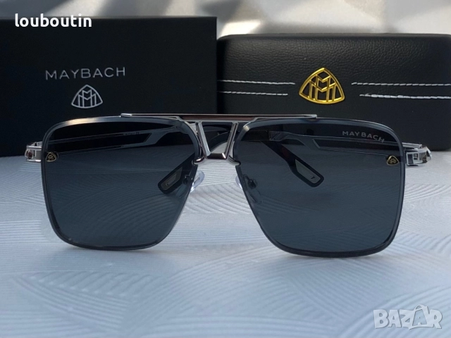 Мъжки слънчеви очила правоъгълни 4 цвята Maybach, снимка 10 - Слънчеви и диоптрични очила - 51706452