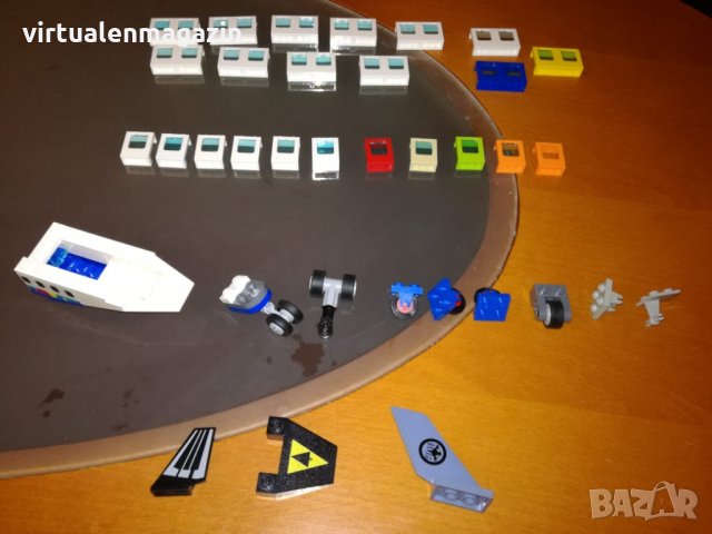 Lego Самолетни прозорци и колела - оригинално Лего