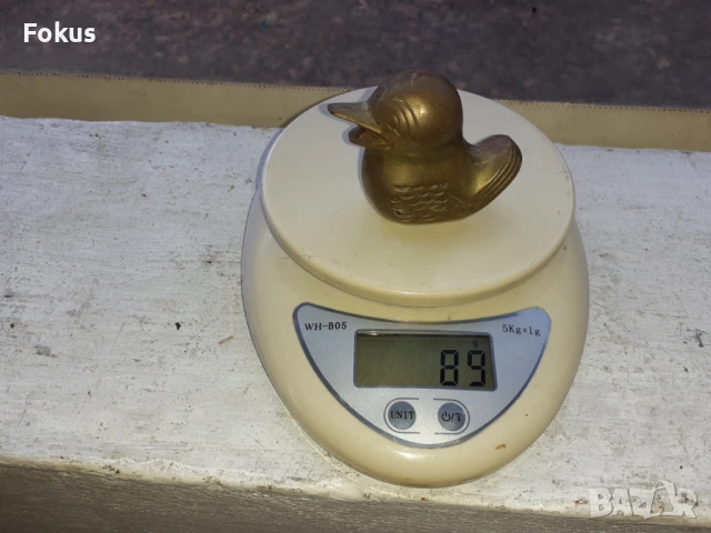 КОКОШКА ПИЛЕ БРОНЗ МЕСИНГ, снимка 6 - Антикварни и старинни предмети - 53525703