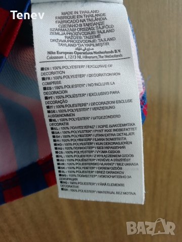 Barcelona Lionel Messi Nike оригинална детска тениска 7-8г Барселона Меси 122-128см , снимка 6 - Детски тениски и потници - 43283516