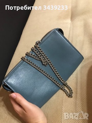 Дамска чанта синя H&M, снимка 2 - Чанти - 37859754