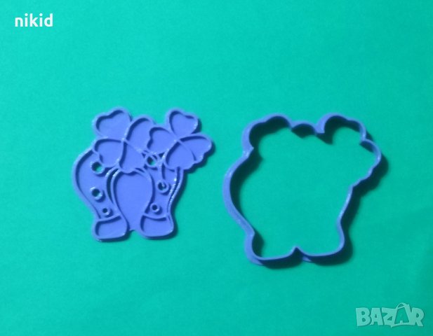 Детелина с подкова детелина пластмасов резец форма фондан тесто бисквитки, снимка 2 - Форми - 35652428