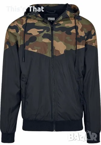 Urban Classics Windbreaker Men's Transition Jacket Pattern Arrow Windrunner, снимка 2 - Якета - 50319441