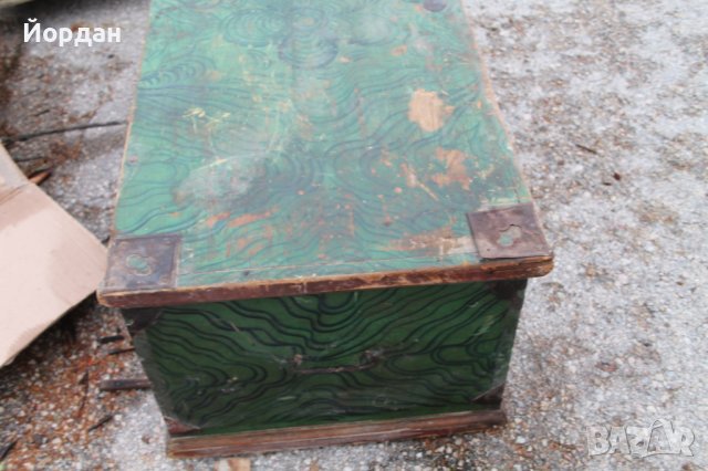 Стар сандък за чеиз датиран 1899 година , снимка 7 - Антикварни и старинни предмети - 43184760