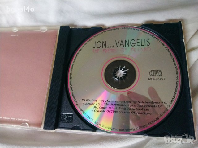  Jon and Vangelis - 1981 Full Album, снимка 2 - CD дискове - 44024880