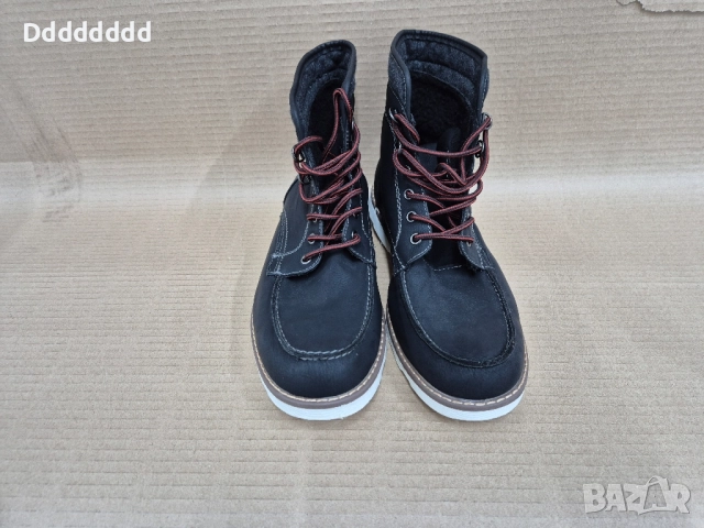 Нови Кожени Мъжки Боти Есенно Зимни, снимка 3 - Мъжки боти - 52365029