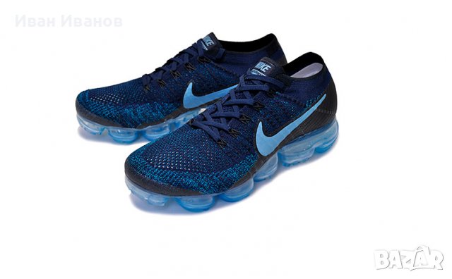 маратонки  NIKE AIR VAPORMAX JD SPORTS ICE BLUE  номер 44,5-45, снимка 3 - Маратонки - 39889437