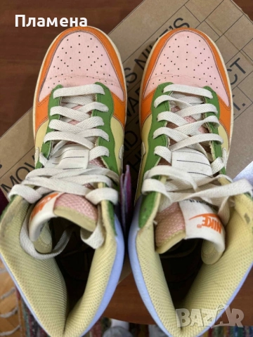 Оригинални шарени Кецове Nike 38 , снимка 5 - Маратонки - 51946280