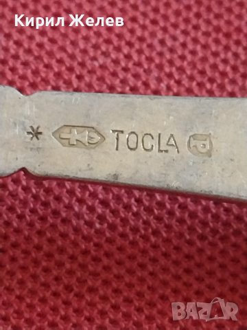 Стара вилица за десерт с маркировка TOCLA за КОЛЕКЦИЯ ДЕКОРАЦИЯ 35283, снимка 6 - Други ценни предмети - 43848496
