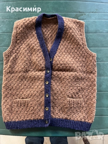 Продавам ръчно плетени жилетки , снимка 3 - Жилетки - 19864292