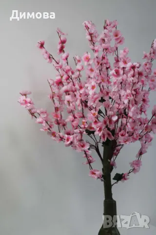 Дърво Ябълков цвят 100 см, снимка 3 - Изкуствени цветя - 48761953