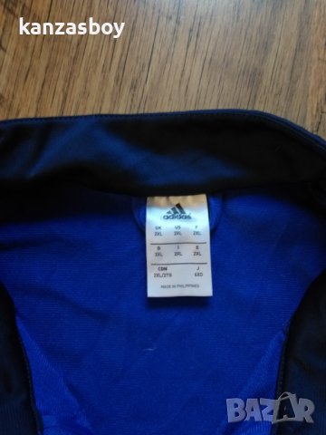 Adidas Sportswear - страхотно мъжко горнище 2ХЛ КАТО НОВО, снимка 7 - Спортни дрехи, екипи - 43120742
