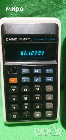 Калкулатор CASIO Memory-8F, снимка 2 - Друга електроника - 38843886
