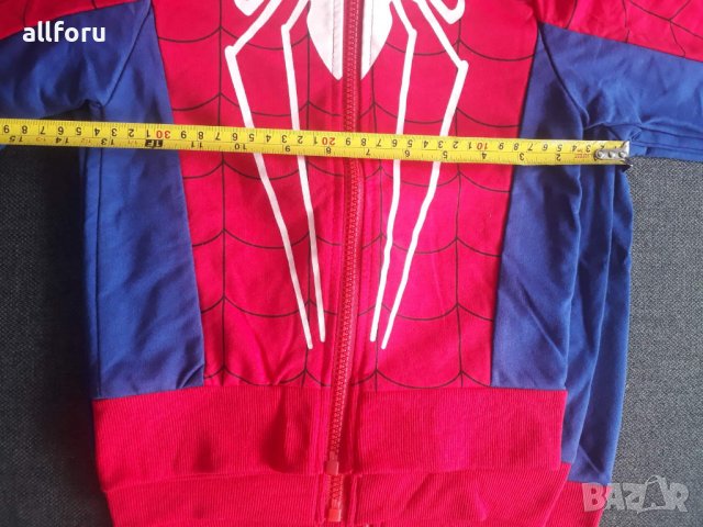 Комплект Спайдърмен Spiderman анцуг детски екип Спайдермен анцунг с качулка, снимка 9 - Детски комплекти - 31351538