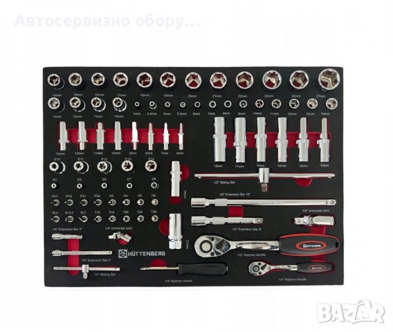 Шкаф с инструменти с 7 чекмеджета – 6 пълни ForceKraft - Huttenberg , снимка 3 - Други инструменти - 39607910