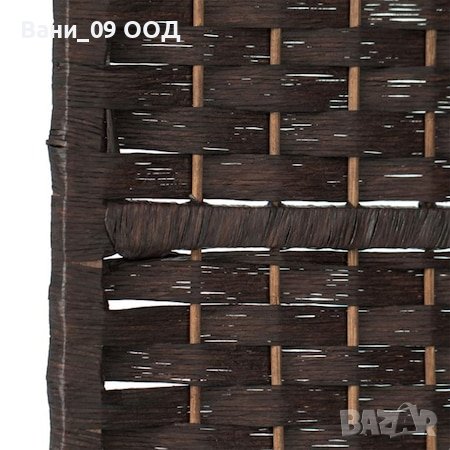 170см Трикрилен параван от плетено дърво, снимка 3 - Декорация за дома - 43118857
