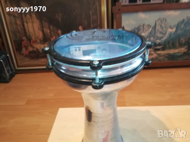 ТАРАМБУКА 30Х20СМ ИНОКС-ЛЪСКАВА 0701220956, снимка 3 - Ударни инструменти - 35354478