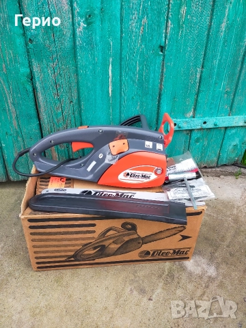 Нов италиански ел.трион Oleo Mac , снимка 5 - Градинска техника - 52586884