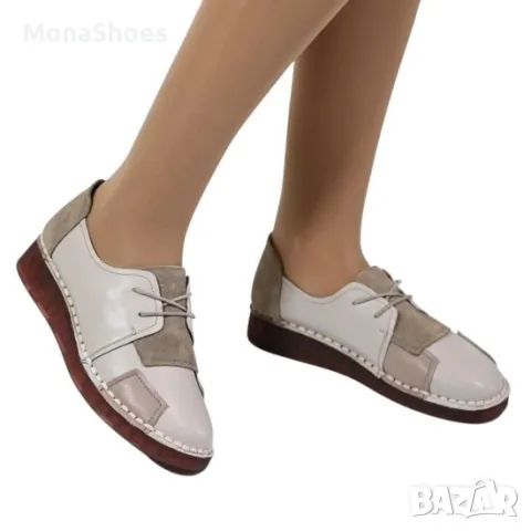 ДАМСКИ ОБУВКИ ЕСТЕСТВЕНА КОЖА В БЕЖОВО код 253, снимка 2 - Дамски ежедневни обувки - 48890269