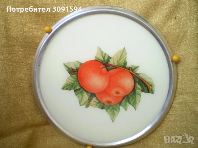 Ретро въртящ порцеланов поднос на плодове, снимка 3 - Аксесоари за кухня - 41147562