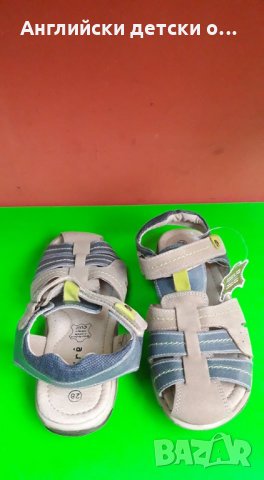 Английски детски сандали естествена кожа, снимка 3 - Детски сандали и чехли - 28561490