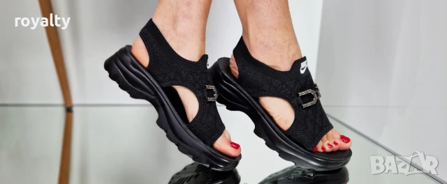 Nike черни дамски сандали , снимка 5 - Сандали - 51224932