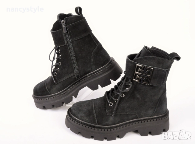 ЗИМА '25'26! Велурени дамски боти - Два цвята, снимка 6 - Дамски боти - 52289931