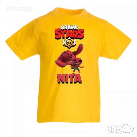 Детска тениска Nita 4 Brawl Stars, снимка 5 - Детски тениски и потници - 32921419