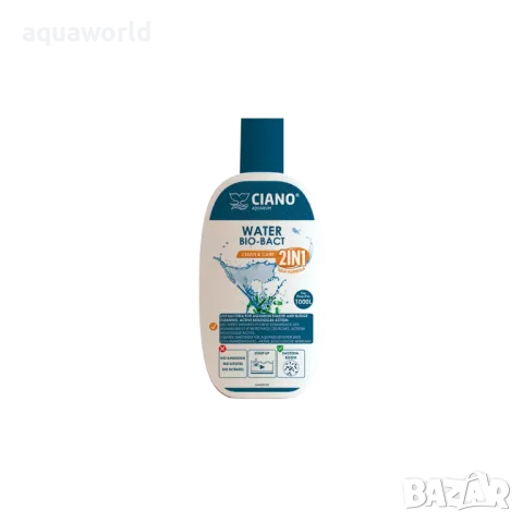 "ПРОМОЦИЯ" Препарат за стартиране на аквариум Ciano WATER BIO-BACT 100 мл.