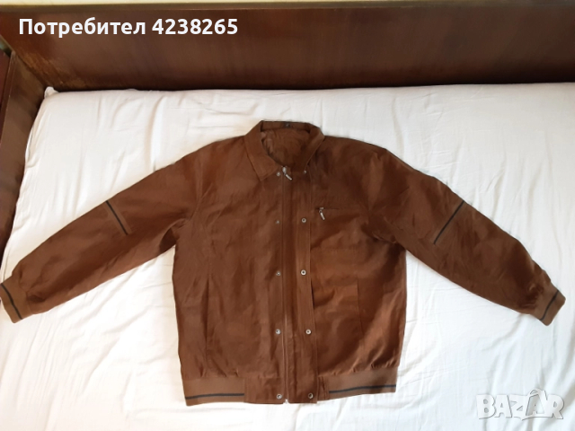 яке кафяво размер 58, снимка 2 - Якета - 52311120