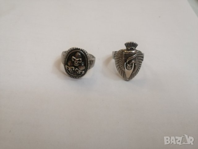Мъжки рокерски пръстени. , снимка 2 - Пръстени - 26736304