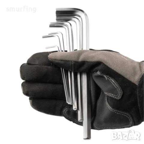 Комплект Г-образни удължени шестограми 13 части JCB, снимка 7 - Аксесоари и консумативи - 49983449