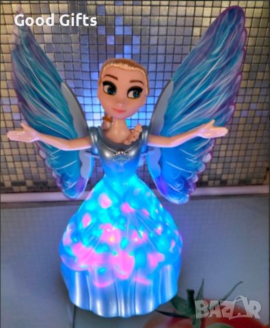 Кукла Елза Замръзналото кралство със Звук и 3D светлини, снимка 3 - Кукли - 43214749