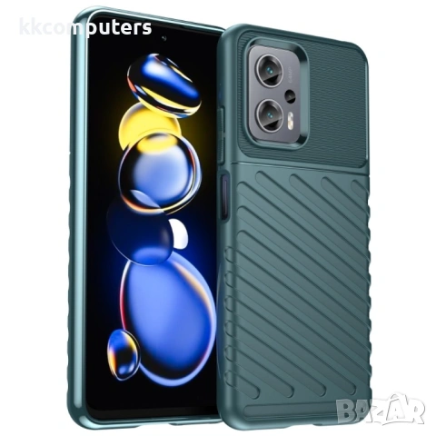 Xiaomi Poco X4 GT Удароустойчив Twill Texture Калъф и Протектор, снимка 3 - Калъфи, кейсове - 53212302