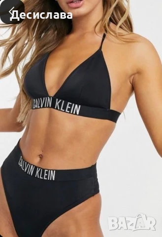 Черен бански Calvin Klein от 3 части