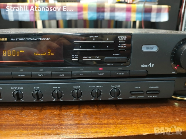 Fisher RS-9020 Стерео Ресивър, снимка 5 - Ресийвъри, усилватели, смесителни пултове - 51690440